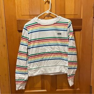 Vans rainbow crew neck